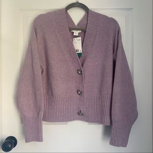 NWT H&M Jewel Button Cardigan